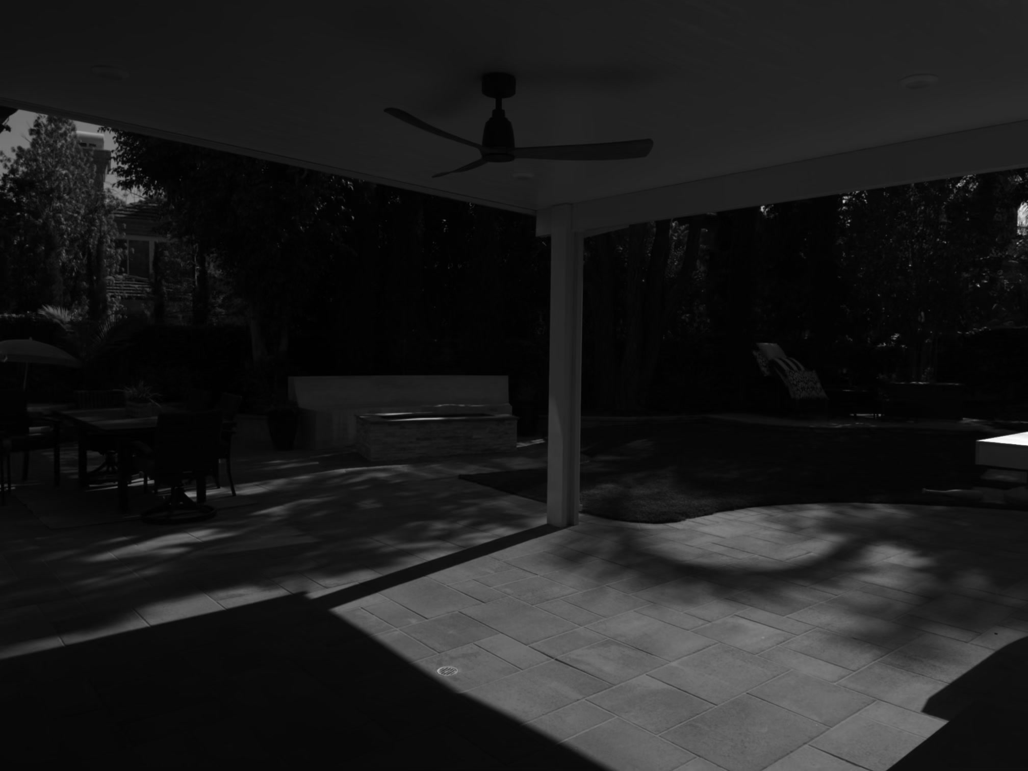 Smooth Stucco Retaining Wall